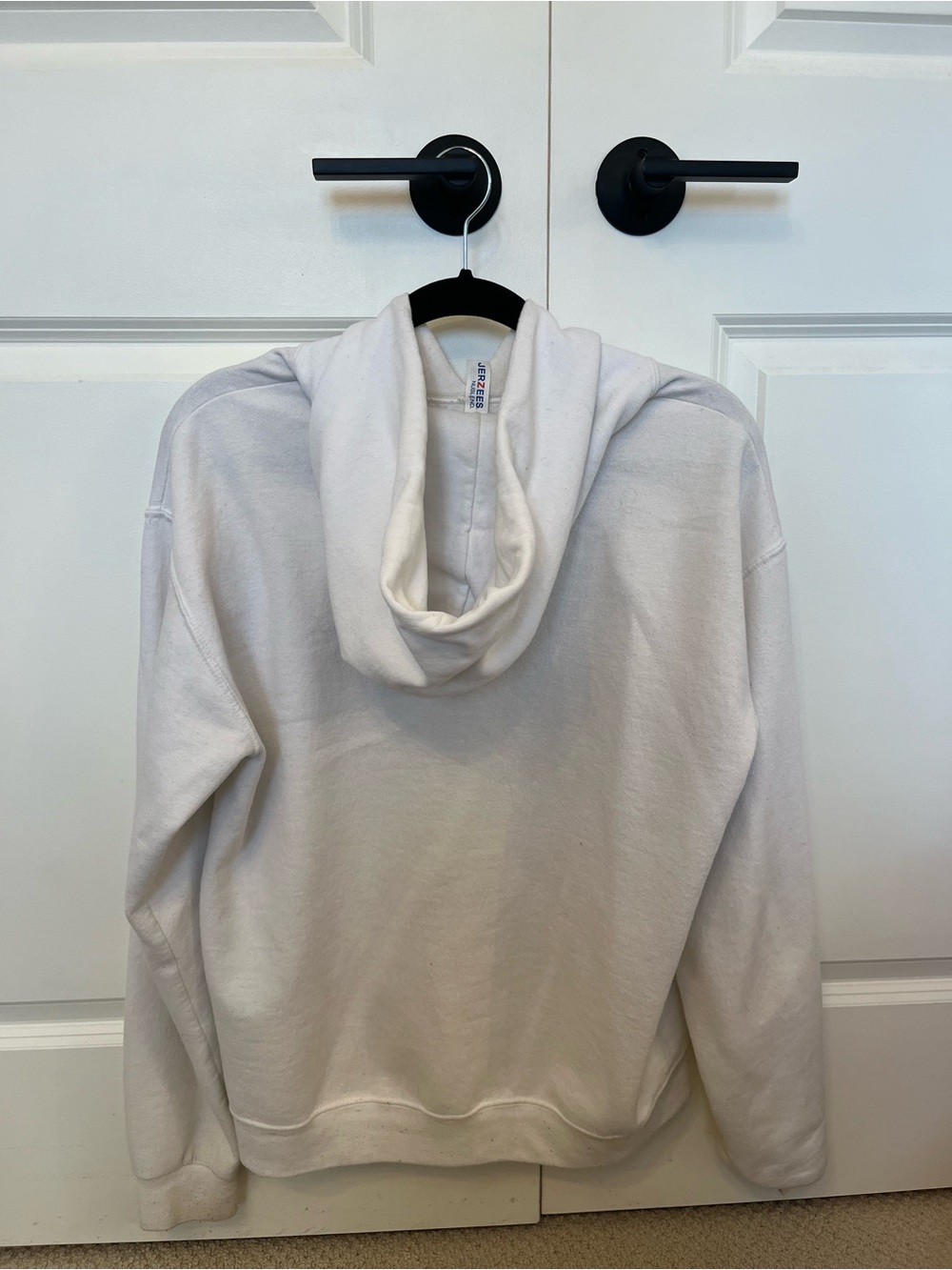 Women's White Pullover Hoodie with Muskoka Logo - Picture 3 of 3